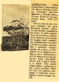 Literatura viva.  [artículo]
