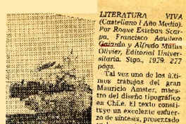Literatura viva.  [artículo]