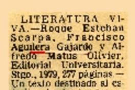 Literatura viva.  [artículo]