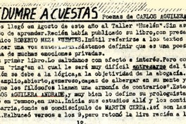 Muchedumbre a cuestas.  [artículo]