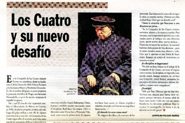 Los Cuatro y su nuevo desafío (entrevista)  [artículo] Leopoldo Pulgar Ibarra.