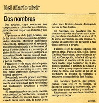 Dos nombres  [artículo] Cronos.