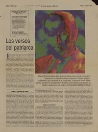 Los versos del patriarca  [artículo] Mario Verdugo Arellano.