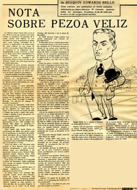 Notas sobre Pezoa Véliz  [artículo] Joaquín Edwards Bello.