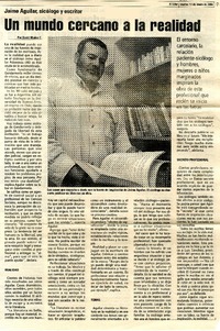 Un mundo cercano a la realidad  [artículo] David Muñoz C.