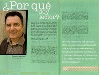 ¿Por qué soy lector?  [artículo] Roberto Ampuero.