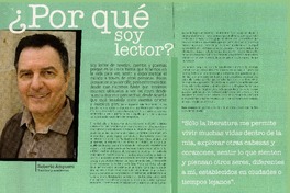 ¿Por qué soy lector?  [artículo] Roberto Ampuero.
