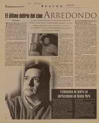 El último delirio del clan Arredondo  [artículo] Sergio Tanhnuz.