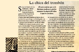La chica del trombón  [artículo] Alfredo Barría M.