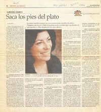 Saca los pies del plato  [artículo] Beatriz Berger.