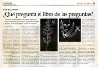 Qué pregunta el libro de las preguntas?  [artículo] Luis Vargas Saavedra.