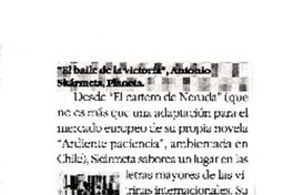 El baile de la victoria".  [artículo]