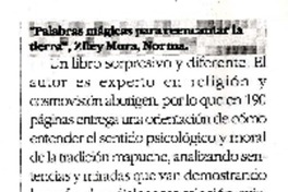 Palabras mágicas para reencantar la tierra".  [artículo]