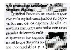 Los amantes de Estocolmo".  [artículo]