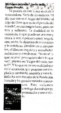 El fulgor del vacío".  [artículo]