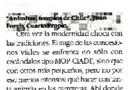 Animitas, templos de Chile".  [artículo]
