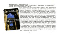 Maravillas del mundo antiguo".  [artículo]
