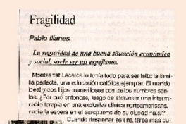 Fragilidad.  [artículo]