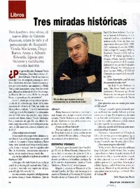 Tres miradas históricas  [artículo] Delia Pizarro San Martín.