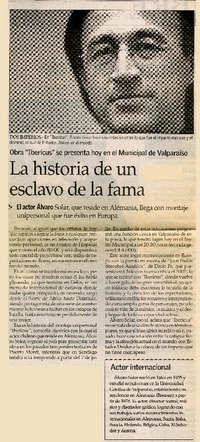 La historia de un esclavo de la fama.  [artículo]