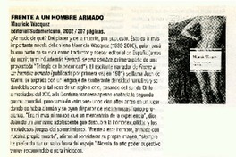 Frente a un hombre armado.  [artículo]