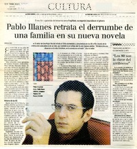 Pablo Illanes retrata el derrumbe de una familia en su nueva novela  [artículo] Marcela Soto.