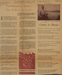 Testimonios sobre un libro actual  [artículo].