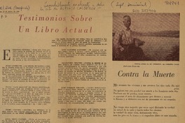 Testimonios sobre un libro actual  [artículo].