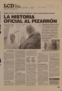 La historia oficial al pizarrón  [artículo]Rodrigo Alvarado E.
