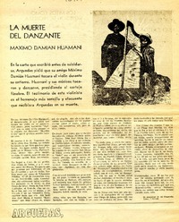 La muerte del danzante  [artículo] Máximo Damián Huamani.