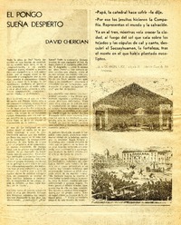 El pongo sueña despierto  [artículo] David Cherician.