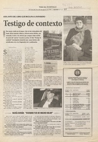 Testigo de contexto  [artículo]Beatriz Michell.