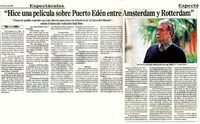 "Hice una película sobre Puerto Edén entre Amsterdam y Rotterdam" (entrevista)  [artículo]André Jouffé L.