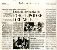 Un narrador cautivado por el poder del arte  [artículo] Michiko Kakutani.