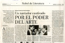 Un narrador cautivado por el poder del arte  [artículo] Michiko Kakutani.