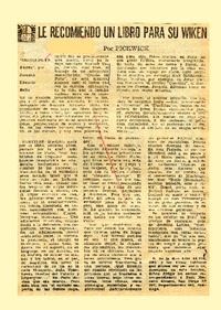 Criollos en París  [artículo] Pickwick.