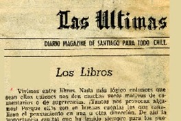 Los libros  [artículo] Stella Corvalán.