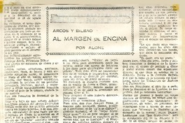 Arcos y Bilbao al margen de Enrina  [artículo] Alone.