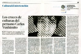 Los cruces de culturas del peruano Carlos Yushimito  [artículo] Tomàs Vio.