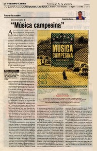 Mùsica campesina  [artículo] Leopoldo Muñoz.