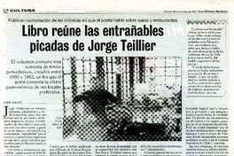Libro reúne las entrañables picadas de Jorge Teillier  [artículo] Jazmìn Lolas E.