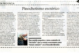 Pinochetismo esotérico  [artículo] Antonio Gil.