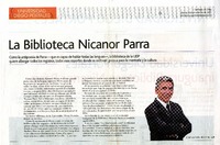 La biblioteca Nicanor Parra  [artículo] Carlos Peña.