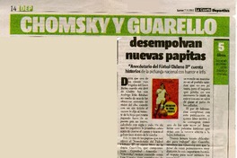 Chomsky y Guarello desempolvan nuevas papitas  [artículo].