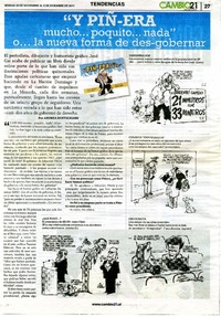 "Y Piñ-era mucho... poquito... nada"  [artículo] Andres Bostelmann.