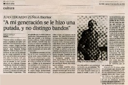 "A mi generación se le hizo una putada, y no distingo bandos"  [artículo] Amelia Castilla.