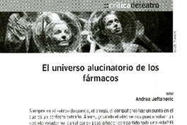 El universo alucinatorio de los fármacos  [artículo] Andrea Jeftanovic.