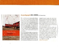 La pedagogía del miedo  [artículo] Patricio Jara.