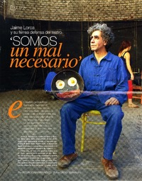 "Somos un mal necesario" (entrevista)  [artículo] Rodrigo Barría Reyes.