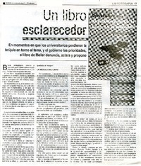 Un libro esclarecedor  [artículo] Jorge Abasolo Aravena.